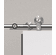 Hafele Hollow Stainless Steel Track Set, Flatec V, For Wood Doors, 2.1 m Length, Matt, Item# 940.64.022, 94064022, 940-64-022