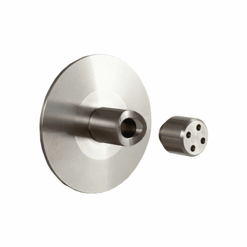 Hafele Wall Attachment Bracket, 60 mm (2 3/8") with 19 mm (3/4") Spacer, For Barn Door Hardware, 2 pc set, Item# 940.64.402, 94064402, 940-64-402