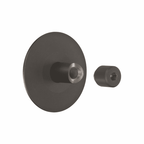 Hafele Wall Attachment, with 60mm (2 3/8") Spacer, For Barndoor Hardware, 3 pc set, Item# 940.64.406, 94064406, 940-64-406