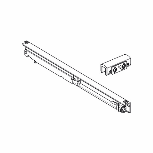 Hafele Self-Closing Mechanism, for Glass Doors, for 80 kg (176 lb), Item# 940.67.300, 94067300, 940-67-300