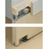 Hafele Sliding Door Hardware, HAWA Junior 80/B, set, for 1-leaf and 2-leaf wooden sliding doors, ceiling installation, height adjustable, min. installation height, for door weight up to 80 kg, M10 bolt, Item# 940.80.004, 94080004, 940-80-004