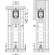 Hafele Sliding door fitting, Hawa Junior 80/B-Pocket, set, for 1-leaf wooden sliding doors, for door weight up to 80 kg, without running track, Item# 940.80.014, 94080014, 940-80-014