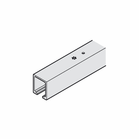 Hafele Upper Track, Pre-drilled, for Hawa Symmetric, Telescopic, Junior, 3 m (9’ 10 1/8”), Item# 940.80.300, 94080300, 940-80-300
