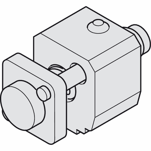 Hafele Spring buffer, for Hawa Junior 40, Zinc alloy, Item# 940.80.321, 94080321, 940-80-321