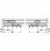 Hafele Fixing profile, Junior 40 B Pocket, with bayonet lock, for running track, for pocket door solution with Junior 40 B sliding door fitting, Length: 2000 mm, Item# 940.80.424, 94080424, 940-80-424
