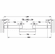 Hafele Wall Compensating Profile, for Silent Aluflex, for Slido R-Aluflex 80A/R-Aluflex 80W, black; 3,000 mm length, Item# 940.93.700, 94093700, 940-93-700