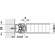 Hafele Wall Compensating Profile, for Silent Aluflex, for Slido R-Aluflex 80A/R-Aluflex 80W, black; 3,000 mm length, Item# 940.93.700, 94093700, 940-93-700