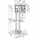 Hafele Sliding door fitting, HAWA Porta 100 GW/GWF Synchro, set, Top Hung System, Synchro guide with cord, Item# 941.00.004, 94100004, 941-00-004