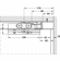 Hafele Sliding door fitting, Hawa Porta 100 GW/GWF, set, for 1-leaf glass sliding doors, surface mounted or flush fitted in ceiling, for door weight up to 100 kg, Black anodized, Item# 941.00.053, 94100053, 941-00-053