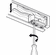 Hafele Sliding door fitting, HAWA Porta 60/100 HM/HMD, set without running track, for 1-leaf wooden sliding doors, without running track, door weight ?100 kg, black, Item# 941.00.055, 94100055, 941-00-055