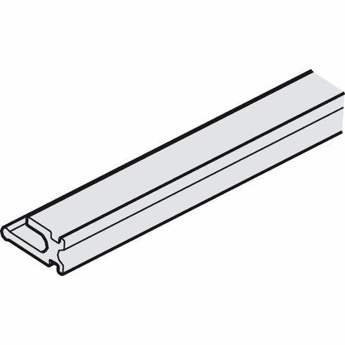 Hafele Seal, Black, Plastic, for Hawa Porta 100 GW/GWF/G/GF/GFO/GMD, plastic, black, roll at 20 m, Item# 941.00.096, 94100096, 941-00-096