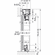 Hafele Sliding door fitting, HAWA Junior 100 B, Acoustics Set, For 1 sliding wood door, height adjustable, for door weight up to 100 kg, without soft and self closing mechanism, with SoftStop on both sides, Item# 941.04.017, 94104017, 941-04-017