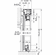 Hafele Sliding door fitting, HAWA Junior 100 B, Acoustics Set, For 1 sliding wood door, height adjustable, for door weight up to 100 kg, without soft and self closing mechanism, with SoftStop on both sides, Item# 941.04.017, 94104017, 941-04-017
