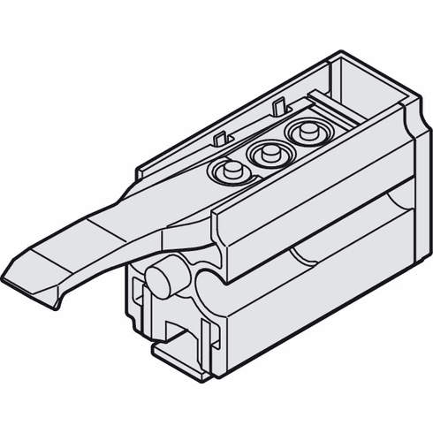 Hafele Buffer, with retaining spring, for Hawa Junior 80/100, Item# 941.04.300, 94104300, 941-04-300