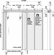 Hafele Solid Stainless Steel Track Set, Flatec II, For 1 Sliding Wood Door, 1.8 m Length, Item# 941.07.080, 94107080, 941-07-080