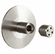 Hafele Wall Attachment Bracket, Ø60 mm (2 3/8") with 19 mm (3/4") Spacer, For Barn Door Hardware, 1 pc set, Item# 941.07.102, 94107102, 941-07-102