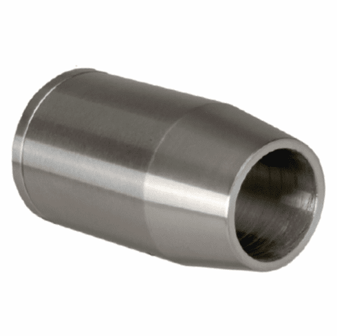 Hafele Wall Mount End Cap, 38 mm (1 1/2"), For Barn Door Hardware, Item# 941.07.108, 94107108, 941-07-108