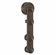 Hafele Hollow Stainless Steel Track Set, Antra, for Wood Doors, 2.1 m Length, Item# 941.07.185, 94107185, 941-07-185