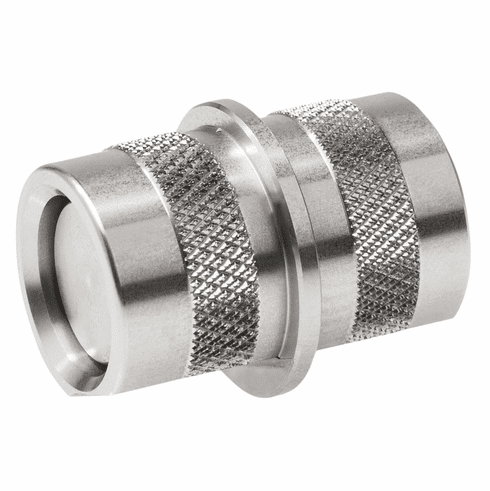 Hafele Coupling, For Connecting Two Upper Tracks, Crossable, Stainless Steel, Matt, Item# 941.07.402, 94107402, 941-07-402