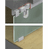 Hafele Sliding Door Fitting, Hawa Junior 120/GP, set, for 1-leaf glass sliding doors, ceiling installation, height adjustable, low installation height, for door weight up to 120 kg, without running track, floor guide and cover caps, Item# 941.20.010, 94120010, 941-20-010