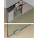 Hafele Sliding door fitting, Hawa Junior 120/G, For 1 and 2 sliding glass doors, Item# 941.20.011, 94120011, 941-20-011