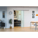 Hafele Sliding door fitting, Slido D-Line11 120L, set without running track, For 1-leaf glass sliding doors, for door weight 120 kg, without soft and self closing mechanism, Running gear with axle bearing, Track buffer with retaining spring, door width: ?500 mm, Item# 941.25.014, 94125014, 941-25-014