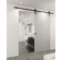 Hafele Flat Track Sliding System, Slido D-Line42 100S Set, For 1 Sliding Wood Door, 2.5 m Length, black, Item# 941.32.004, 94132004, 941-32-004