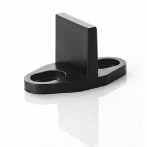 Hafele Floor Guide, Slido Design 100-S, for wooden doors, for 1-leaf sliding doors with anti-derailment device, Item# 941.32.200, 94132200, 941-32-200