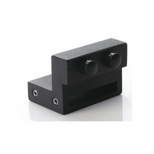 Hafele Track Stopper, for BD100, for wooden doors, for 1-leaf sliding doors with anti-derailment device, black, Item# 941.32.300, 94132300, 941-32-300