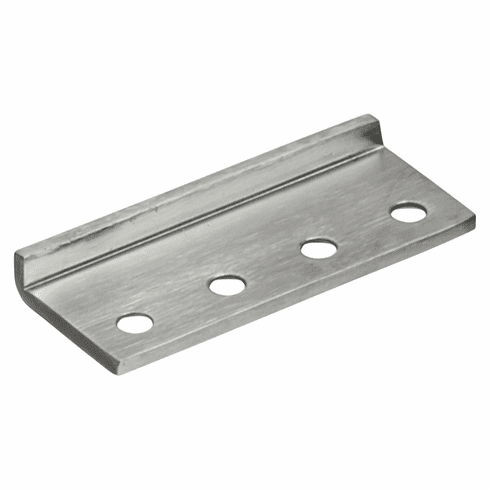 Hafele Splice Kit, to Combine Two Upper Tracks, For Slido D-Line42 100S, Matt stainless steel, Item# 941.32.407, 94132407, 941-32-407