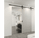 Hafele Upper Running Track, Slido Design 100-S, for wooden doors, for 1-leaf sliding doors with anti-derailment device, 2.5 m Length, black, Item# 941.32.603, 94132603, 941-32-603