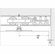 Hafele Sliding Door Hardware, Top Hung System, Hawa Junior 160/A, With 1 track buffer/1 wall buffer, Item# 941.60.006, 94160006, 941-60-006