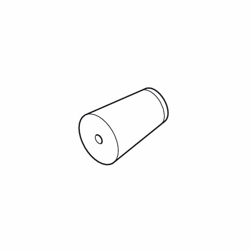 Hafele Buffer, Rubber, Straightaway 115, Black finish, Item# 941.80.050, 94180050, 941-80-050