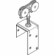 Hafele Wood Door Trolley Hanger, Vertical and Lateral Adjustment, Straightaway 320, Item# 942.52.010, 94252010, 942-52-010