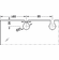 Hafele Sliding Door Hardware, HAWA Junior 250 G, set, for 1-leaf glass sliding doors, ceiling and wall installation, for door weights up to 250 kg, without running track and bottom guide, Item# 942.56.003, 94256003, 942-56-003