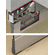 Hafele Sliding Door Hardware, HAWA Junior 250 G, set, for 1-leaf glass sliding doors, ceiling and wall installation, for door weights up to 250 kg, without running track and bottom guide, Item# 942.56.003, 94256003, 942-56-003