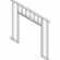 Hafele Pocket Door Frame Set, Slido, For 80" tall door, Item# 942.72.000, 94272000, 942-72-000