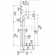 Hafele Bar Bolt, with square/hexagonal nut, For Hawa Variofold and Centerfold 80/H, backset 42.5 mm, Item# 943.04.084, 94304084, 943-04-084