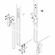 Hafele Bar Bolt, with square/hexagonal nut, For Hawa Variofold and Centerfold 80/H, backset 42.5 mm, Item# 943.04.084, 94304084, 943-04-084