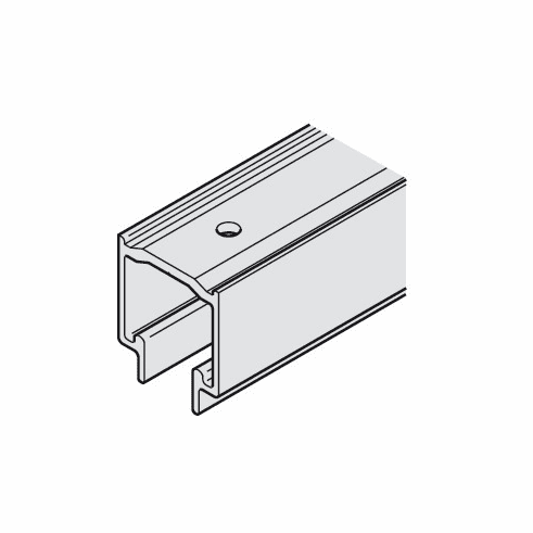 Hafele Upper Track, Pre-drilled, For Hawa Variofold and Centerfold 80/H, 6 m (19' 8 1/4"), Item# 943.27.960, 94327960, 943-27-960