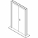 Hafele Sliding Set, Slido Classic Bifold 30, For 2 panels/doors, includes 1.22 m (48 1/16") long upper track, Item# 943.51.002, 94351002, 943-51-002