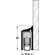 Hafele Retractable door seal, KG-S, Planet, for glass doors for projects, length: 959 mm, Item# 950.10.123, 95010123, 950-10-123