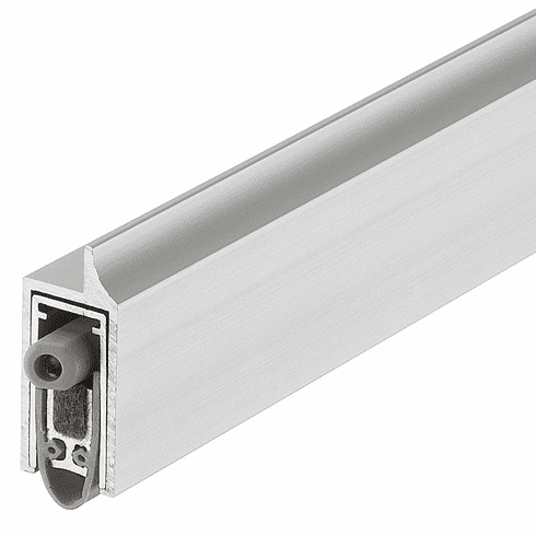 Hafele Retractable door seal, KG-S, Planet, for glass doors for projects, length: 959 mm, Item# 950.10.123, 95010123, 950-10-123