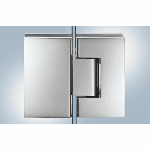 Hafele Shower Door Hinge, 180, Aquasys, for glass thickness: 8-12 mm, Item# 981.53.182, 98153182, 981-53-182