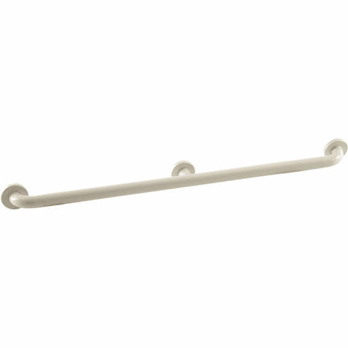 Hafele Grab Bar, with Center Support, HEWI 801 Series, Pure White, 1219 mm (48") Length, Item# 988.62.399, 98862399, 988-62-399