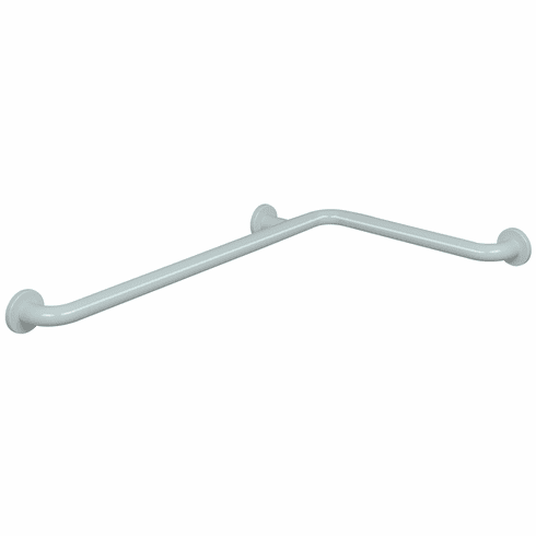 Hafele Grab Bar, L-Shaped, 953 x 495 mm, HEWI 801 Series, Pure White, Item# 988.65.199, 98865199, 988-65-199