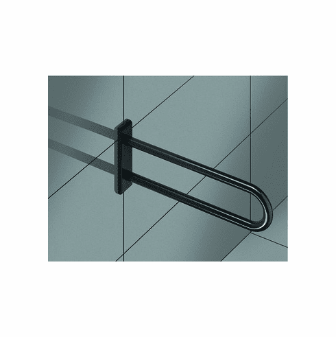 Hafele Stationary Support, Hewi, Without arm pad, Pure White, 600 mm (23 5/8"), Item# 988.91.099, 98891099, 988-91-099