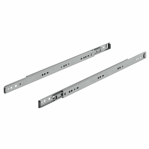 Hafele Ball bearing runners, full extension, Accuride 2601, load-bearing capacity up to 45 kg, steel, side mounting, installation length: 250 mm, Item# 422.34.925, 42234925, 422-34-925