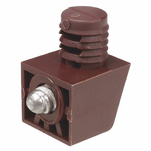 Hafele Cabinet connector, Uno I, with pre-mounted special screw, brown, Item# 262.41.109, 26241109, 262-41-109