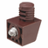 Hafele Cabinet connector, Uno I, with pre-mounted special screw, brown, Item# 262.41.109, 26241109, 262-41-109